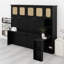 Lit escamotable avec bureau et armoires, lit escamotable peu encombrant pour bureau à domicile-747984701