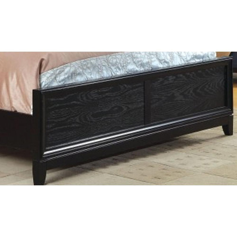 Lit plateforme Seabolt, Noir, Grand