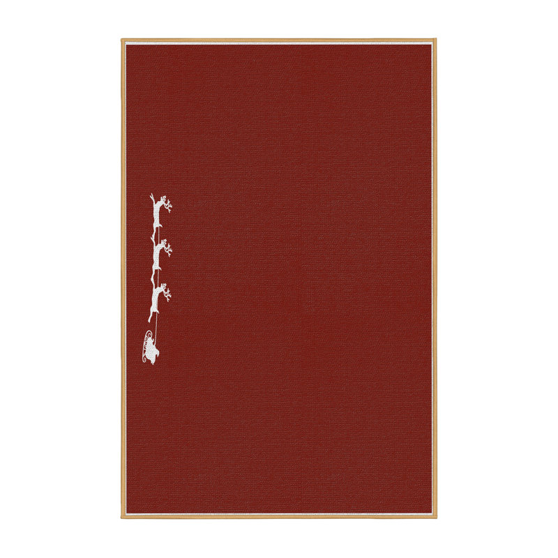 Tapis de noël zone rouge, Rectangle 2 pi x 4 pi