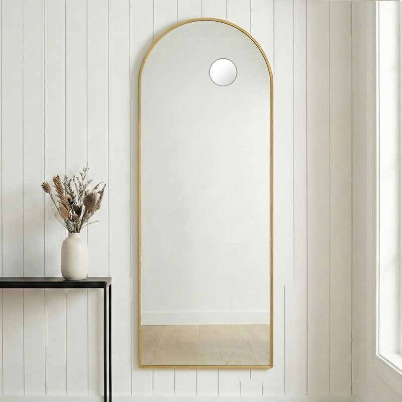 Rectangle Mirror, 165cm x 50cm, Beige