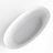 66.9 Inch Freestanding Solid Surface Soaking Bathtub For Bathroom