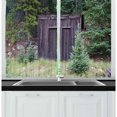 Done Pointed Kitchen Curtain