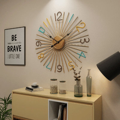 Mokena Metal Wall Clock