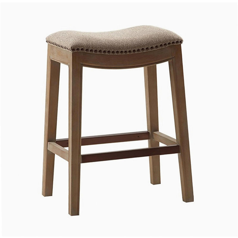 Tabouret Saddle, Brun, Beige