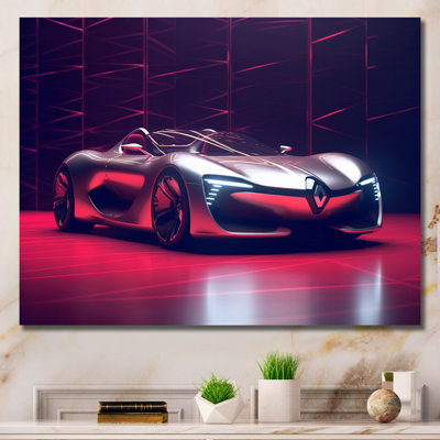 " Neon French Exotic Car II "