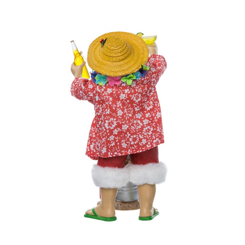 Fabriche Beach Santa, 10", 2-Piece Set