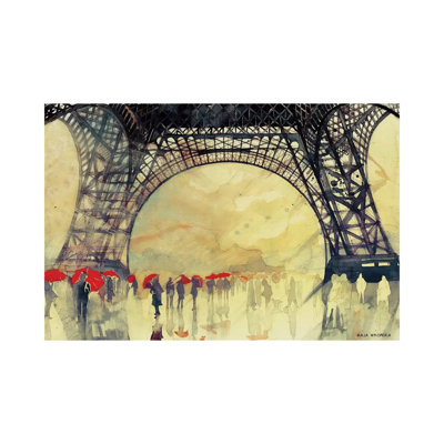 Winter In Paris by Maja Wronska - Wrapped Canvas Gallery-Wrapped Canvas Giclée