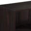 Bibliothèque à cadre en bois avec 5 tablettes ouvertes et 1 porte-1615037809