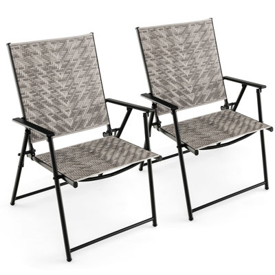 Foldable Outdoor Patio Dining Armchair