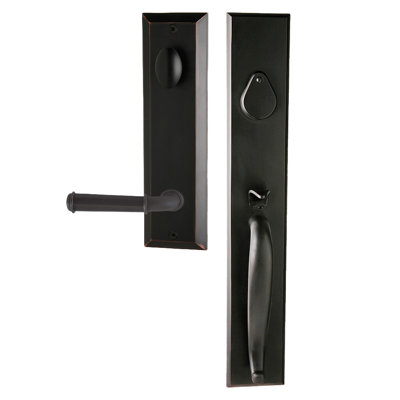 Ensemble de poignées factices Charleston Bravura 980G-840 avec levier St. Charles en bronze huilé - L