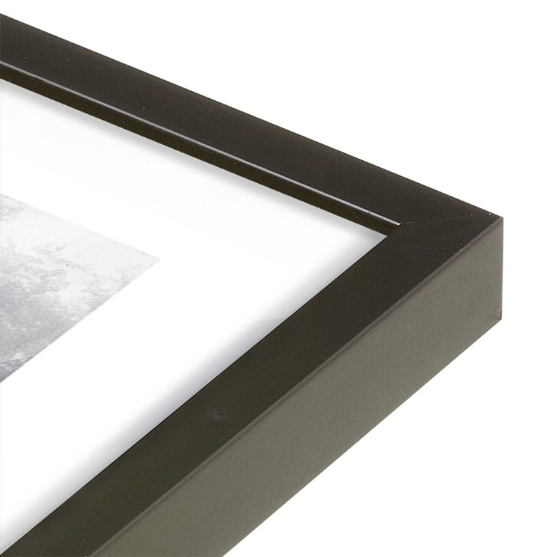 «Misty Solace», reproduction sur toile, Cadre noir satiné, H 17,5 po x l 17,5 po
