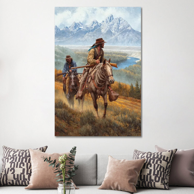 Season Of The Mountain Men by Joe Velazquez - Gallery-Wrapped Canvas Giclée on Canvas, Wrapped Canvas, Does Not Apply
