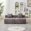 Canapé modulaire en chenille avec 2 coussins-719732456