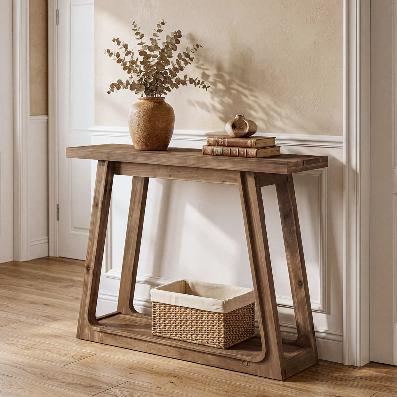 105cm Solid Wood Console Table