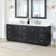 Gazsi 84" Free Standing Double Bathroom Vanity with Engineered Stone Top