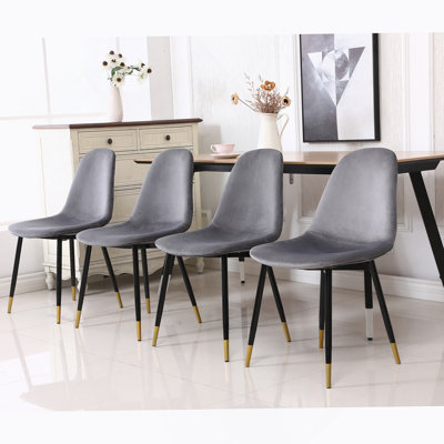 Ensemble de 4 chaises de salle à manger Lassan