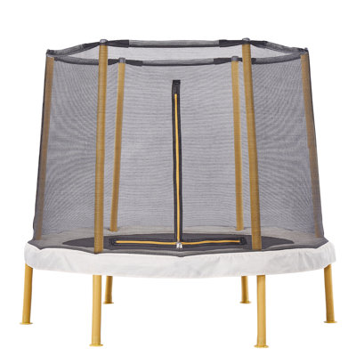 Jumpking 60” Round Trampoline With Enclosure – The Ultimate Fun For Indoor & Outdoor Play!