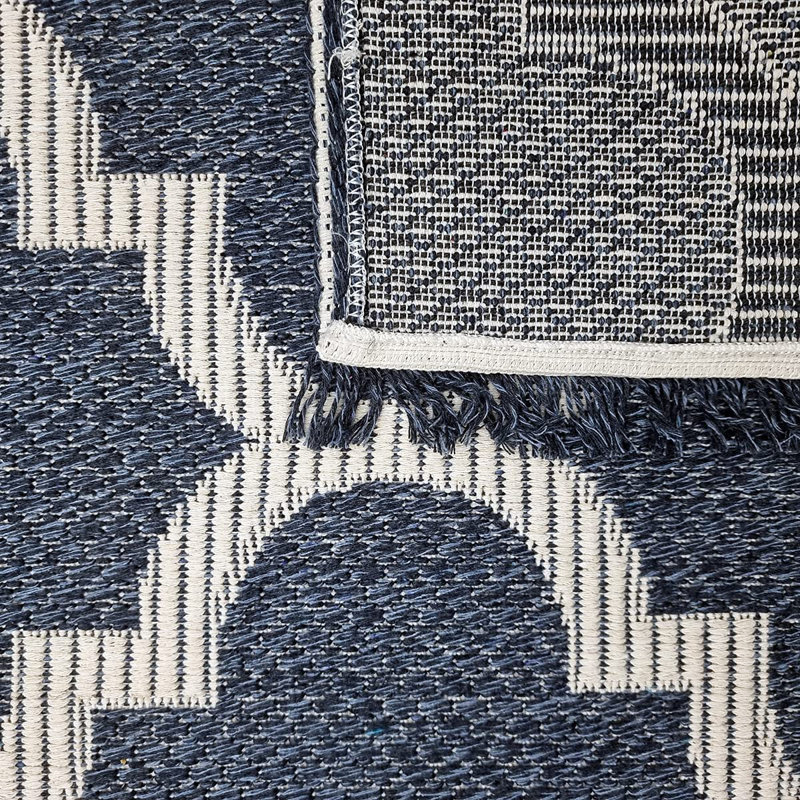 Imler Moroccan Cotton Area Rug, Rectangle 60 x 90cm