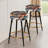 Timeless Brick Elegance - Brick Bar Stools Set Of 2