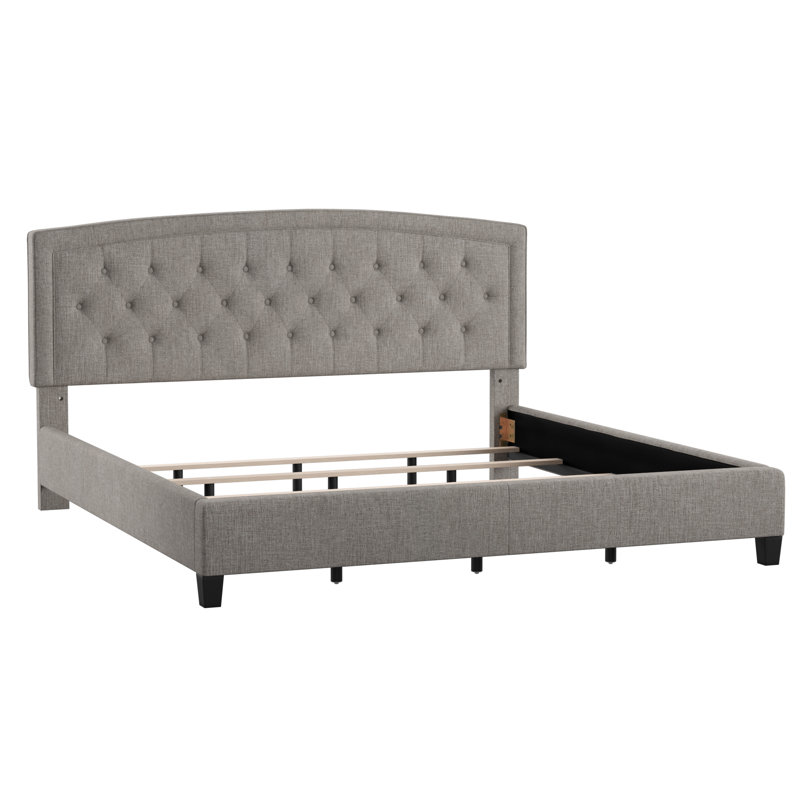 Alenushka Upholstered Standard Bed, Full, Gray