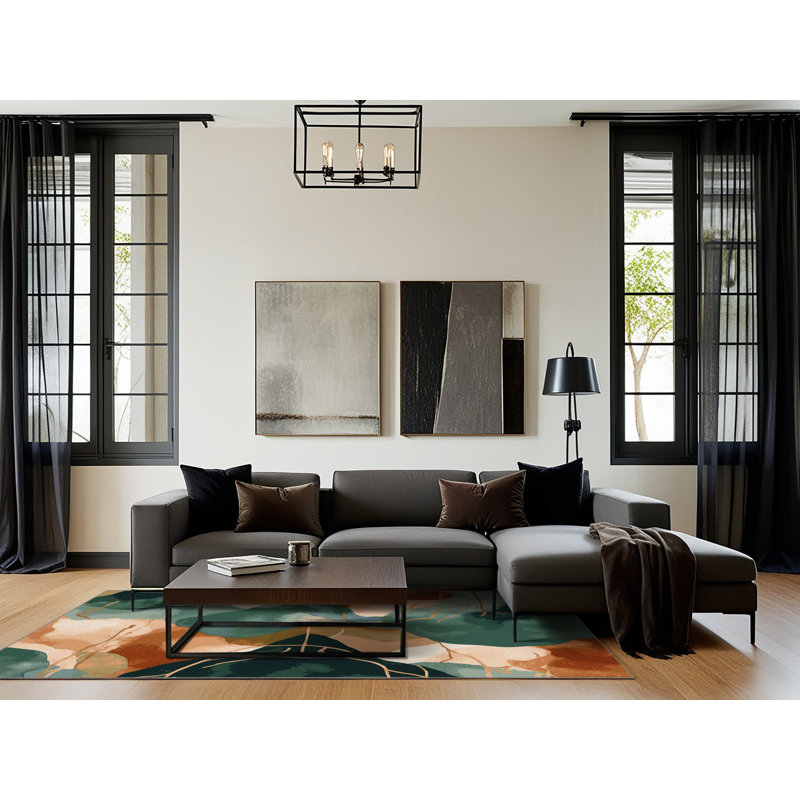 Amber Grove Rug, Square 4'