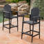 Tabourets de bar d'extérieur en bois d'acacia Adirondack, ensemble de 2-732709726