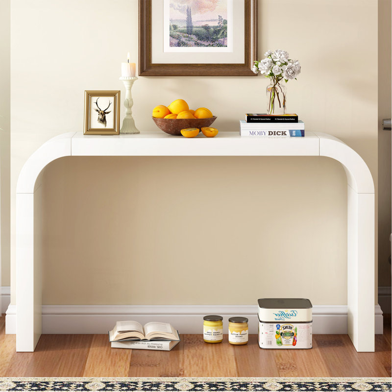 Console moderne et minimaliste, conception élégante et polyvalente, parfaite pour le salon, le couloir et la chambre à coucher, structure robuste et stable