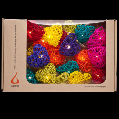 Marchmont LED Wicker Hearts String Light