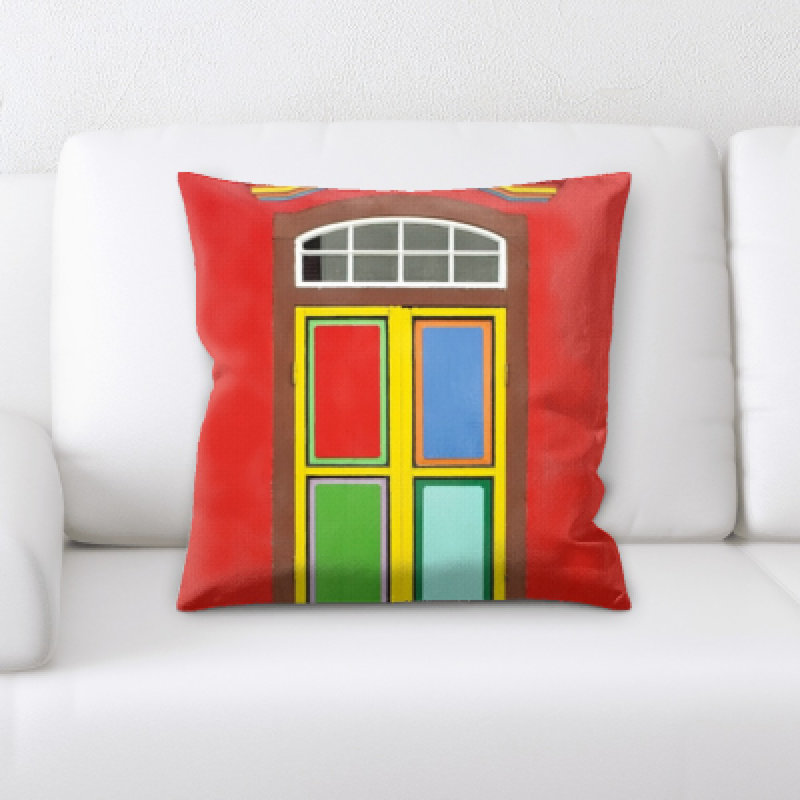 Microsuede Throw Pillow