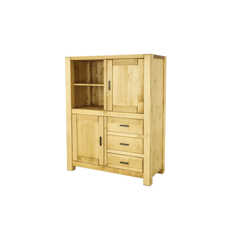 Mccrimmon 110cm Solid Wood Sideboard