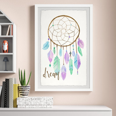 «Pastel Dreamcatcher II», reproduction encadrée