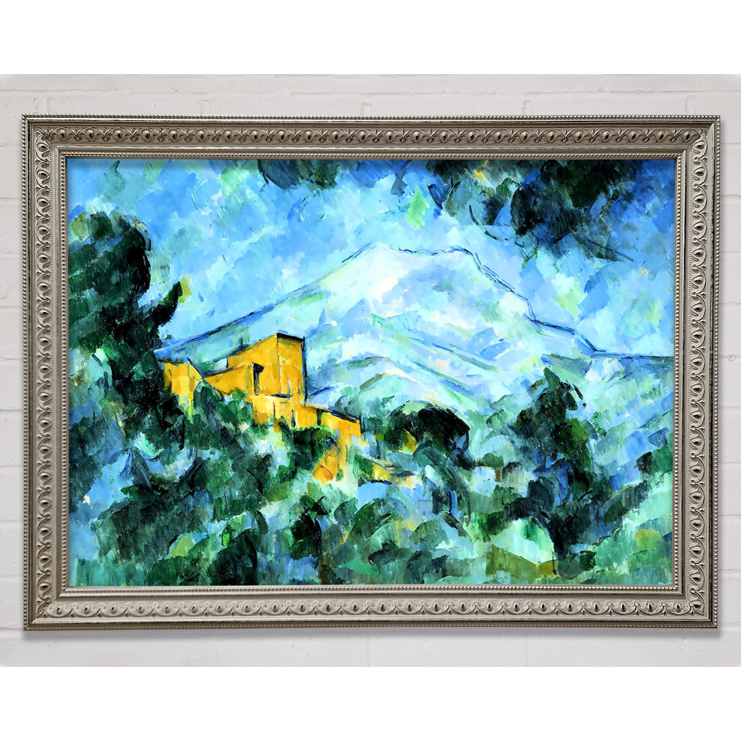 Mont Sainte-Victoire und Chateau Noir von Paul Cezanne - Einzelne Bilderrahmen Kunstdrucke