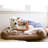 Coil Faux Leather Pet Bed-577892964
