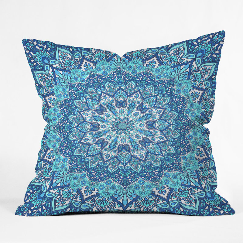 Square Pillow Cover & Insert, 16" x 16", Blue