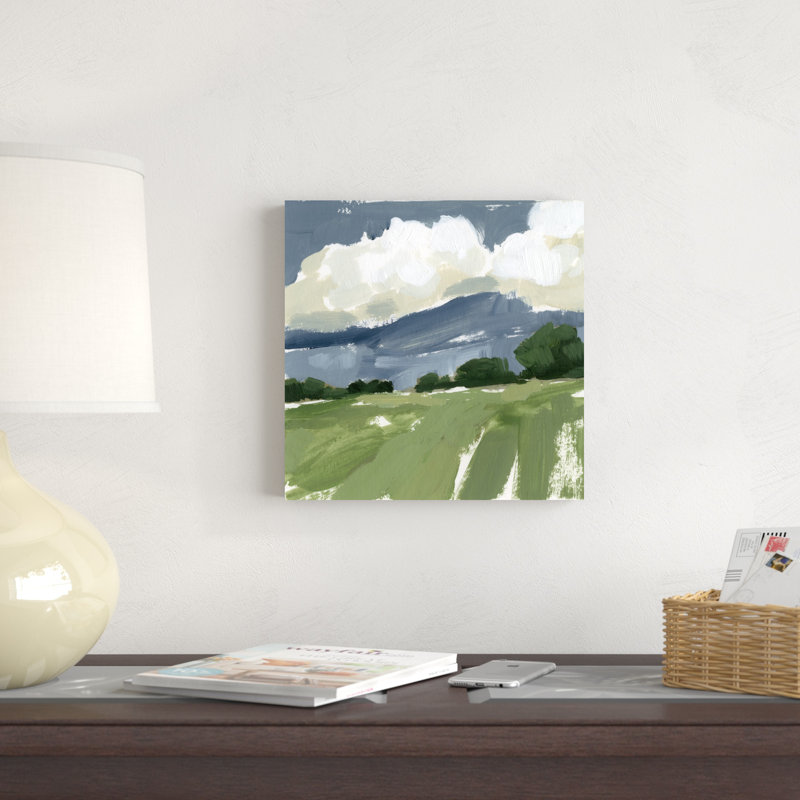 Spring Meadow Study IV, H 12 po x l 12 po x P 1,25 po