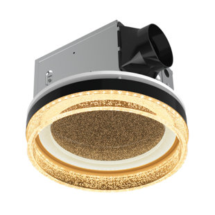 Bathroom Exhaust Fan with Starry Sky Light, 110 CFM 1.5 Sones Ceiling Mount Shower Vent Fan, Nightlight