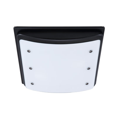 Good Housekeeping's Buckingham Decorative 100 CFM 2.0 Sones Bathroom Ventilation Exhaust Fan with Light & Night-Light