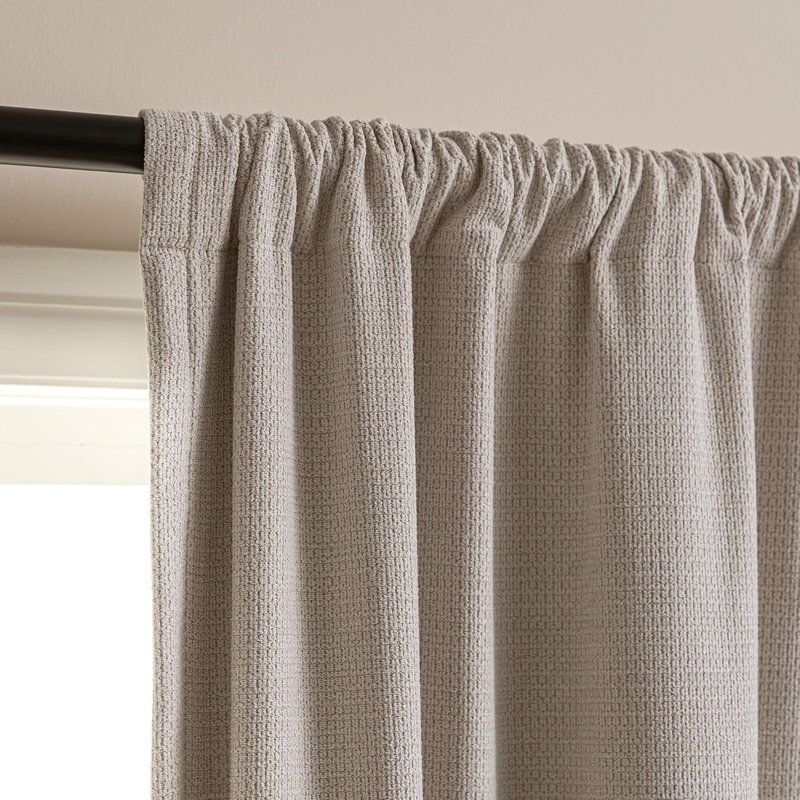  Blackout Magnetic Curtains(Set of 2), 52" W x 72" L, Oatmeal