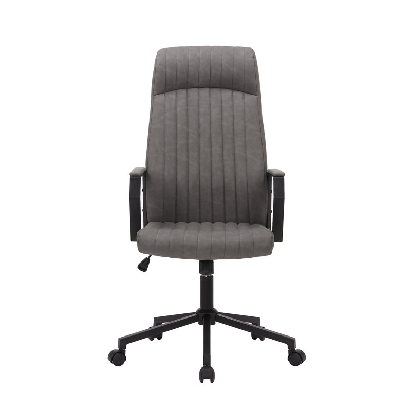 Chaise de bureau Jazzmynn Shea, Gris