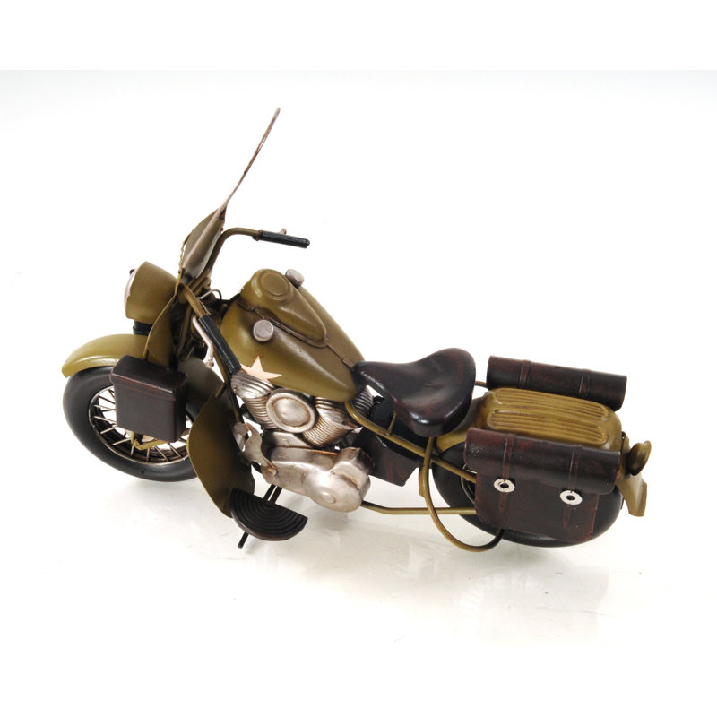 Sculpture de moto Adaijah C1942 US Army