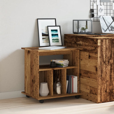 container on wheels, made from reclaimed wood, 60cm x 45cm x 60cm