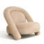 Méridienne moderne, fauteuil d'appoint, fauteuil club décoratif, convient au salon, bureau, bureau ou espace de loisirs-132922053