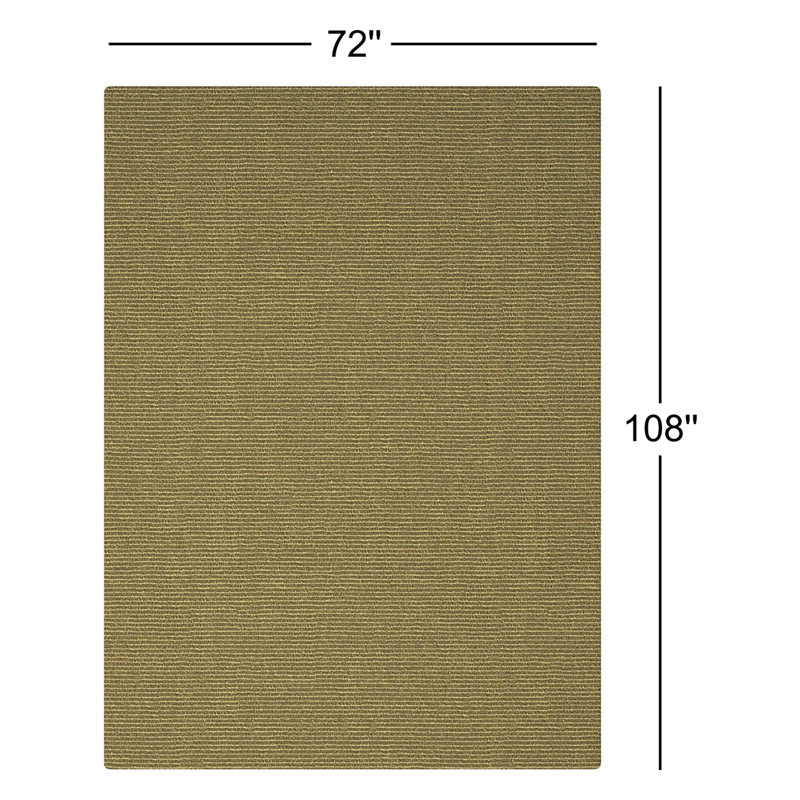 Tapis en laine tissé à la main Crowe, Rectangle 6 pi x 9 pi