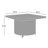 Bede Henley Square Aluminum LPG/NG Fire Pit