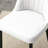 Luxurious Dining Table Set With Marble Pattern Glass Top And Golden Legs