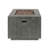 Edmundson Square Iron Propane Smokeless Fire Pit