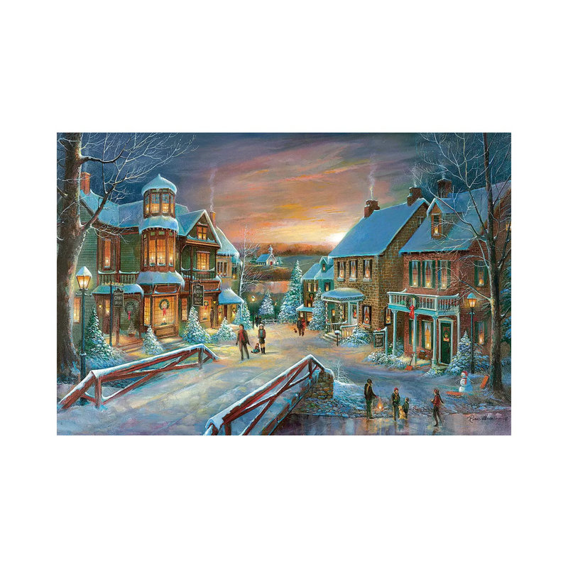 Home For The Holidays by Ruane Manning - Gallery-Wrapped Canvas Giclée on Canvas, Canvas, 66.04 cm H x 45.72 cm W x 1.91 cm D