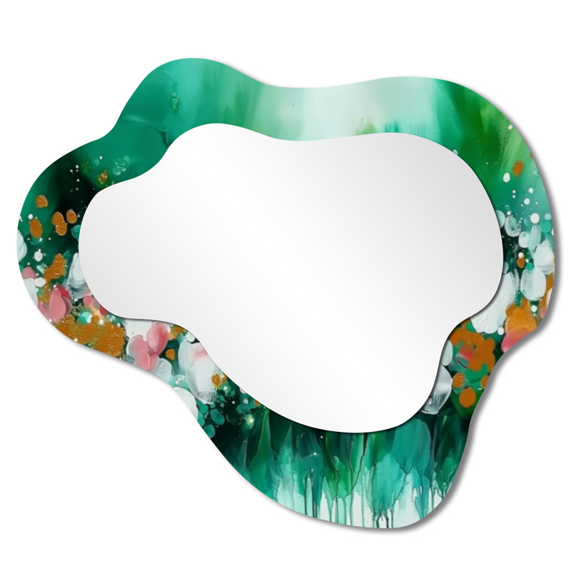 Miroir mural Mute Floral, 25 po x 28 po