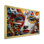 Opt Transcendent Contrasts I - reproduction sur toile
