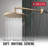 Rain Shower Head, 10 Inch Metal Large Rainfall Shower Head 2.5 GPM Brushed Gold-121679778-121679781